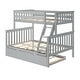 preview thumbnail 37 of 63, Max and Lily Twin over Full Bunk Bed with Trundle Bed