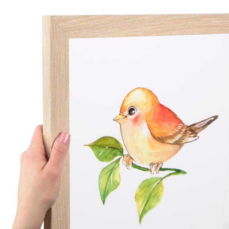 ArtToFrames Metro Modern 16x24 Inch Picture Frame, 1.25 Inch MDF Poster Frame Available in Multiple Colors (FRBW26-16x24) - Natural Oak - 16x24