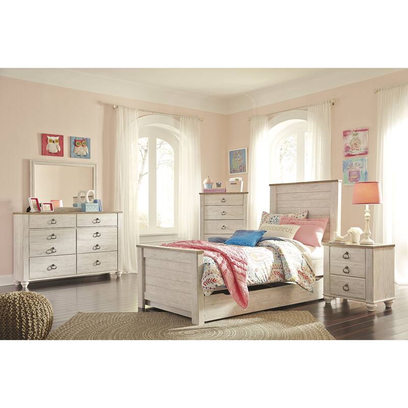 Signature Design by Ashley Willowton Two Drawer Nightstand