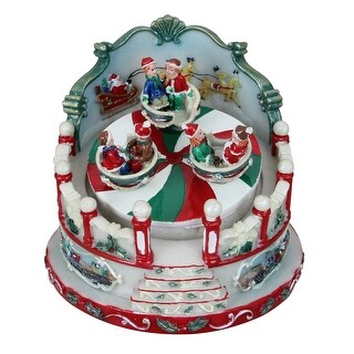 Shop 5 Animated Christmas Ride Figurine Winter Scene Rotating
