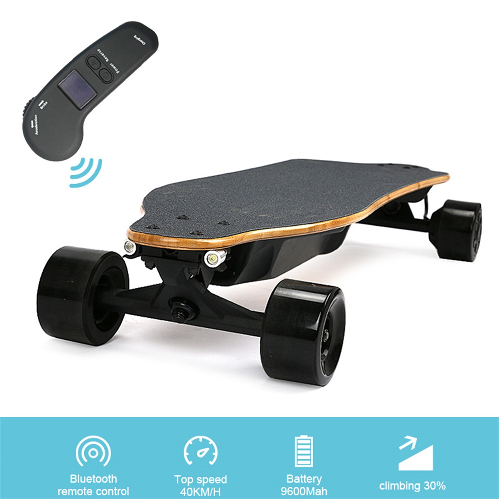 Electric Skateboard for Adults with Wireless Remote Skateboard Electric Longboard for Youths 