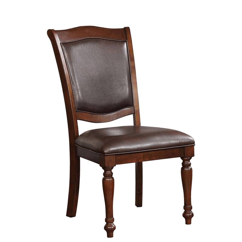 Luxurious Traditional Dining Chairs Solid wood Seat (Set of 2)