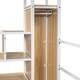 preview thumbnail 20 of 19, Metal Loft Bed with Integrated Work Area, Wardrobe, Storage Stairs, and LED Lighting