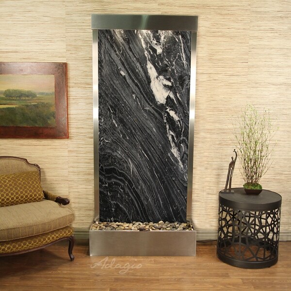 Adagio Tranquil River Fountain - Flush Mount - Stainless Steel - Choose Options
