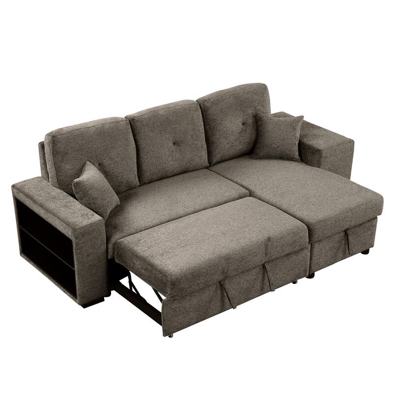 95" Reversible L-Shaped 3-Seater Sofa