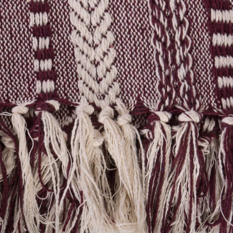 DII Braided Stripe Decorative Throw