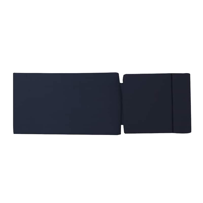 Roomfitters Chaise Lounge Cushion Set, Without Chaise Lounge, Water-Resistant Fabric with Secure Ties (Set of 2)