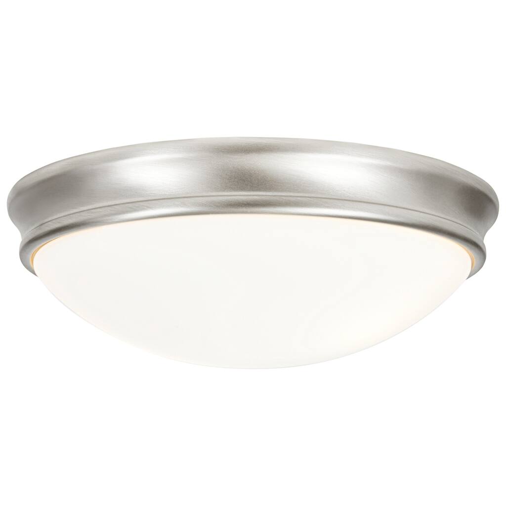 Access Lighting Atom 2 Light 13" Wide LED Flush Mount Bowl Ceiling
