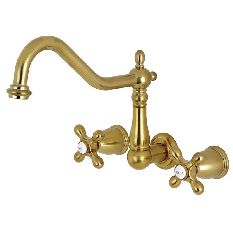 Kingston Brass Heritage Wall Mount Kitchen Faucet