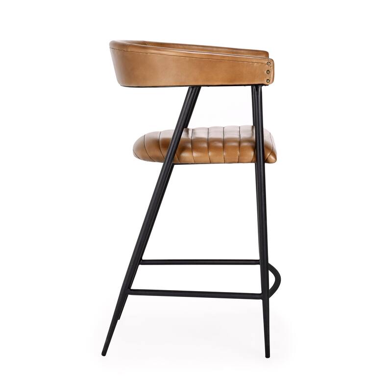 Classic Home Preston 26" Leather Counter Stool