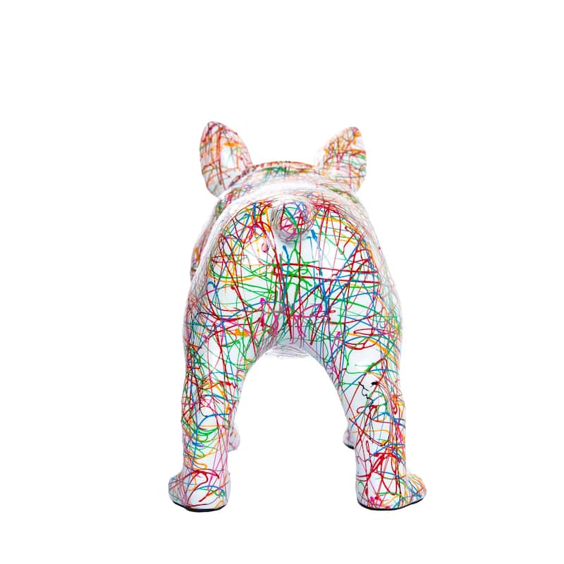 Interior Illusions Plus Expressionist Standing Bulldog - 14" long