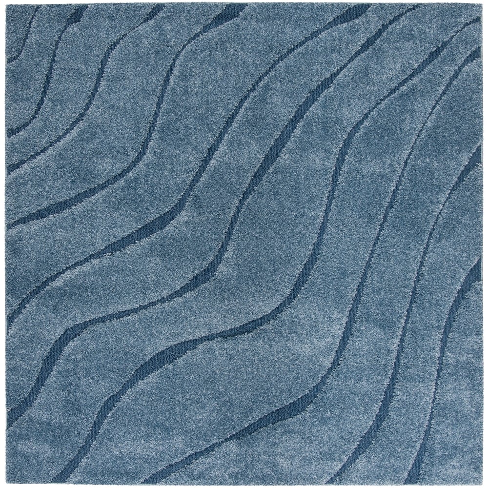 SAFAVIEH Florida Shag Borbala Soft Serene Waves 1.2-inch Thick