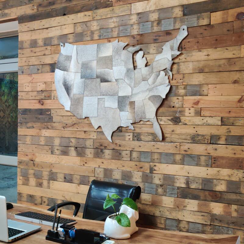 USA Leather Map