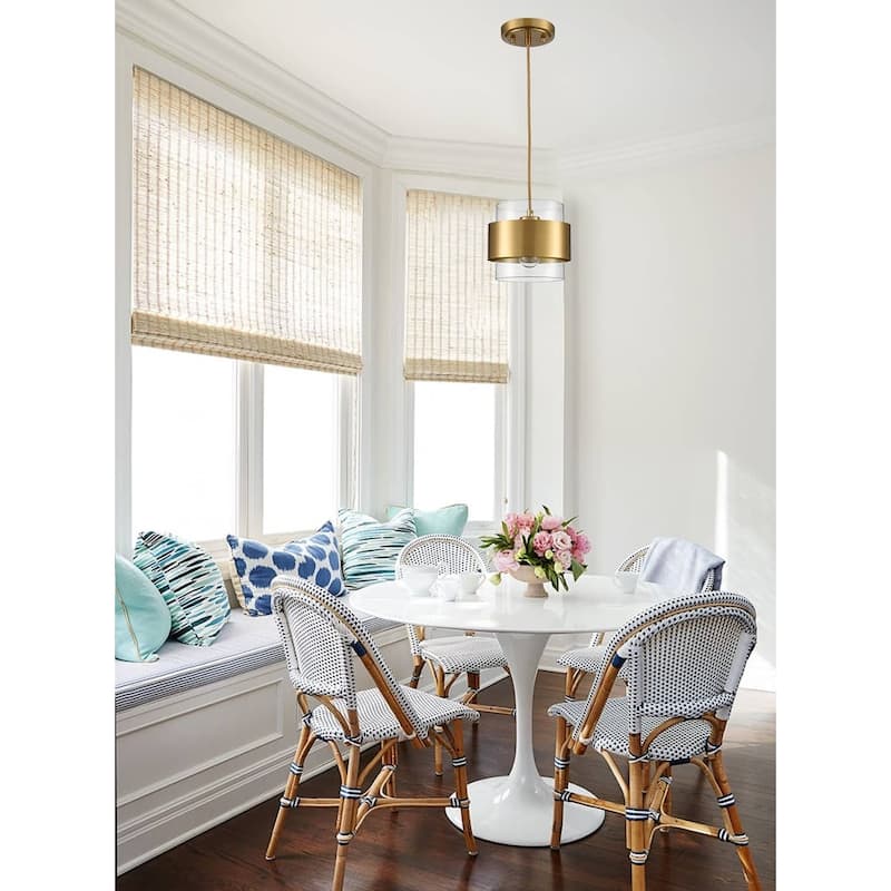 Santorini Modern Brass Kitchen Pendant Light Adjustable Hanging Light