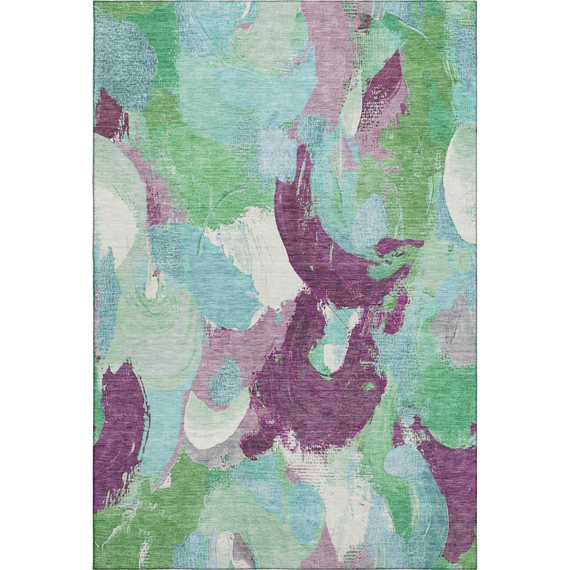 Premium Washable Super Soft Abstract Contemporary Mayfield Rug