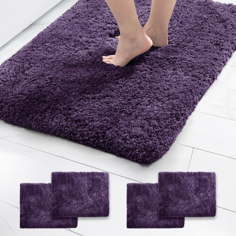 Dark purple bathroom rugs and towels clearance