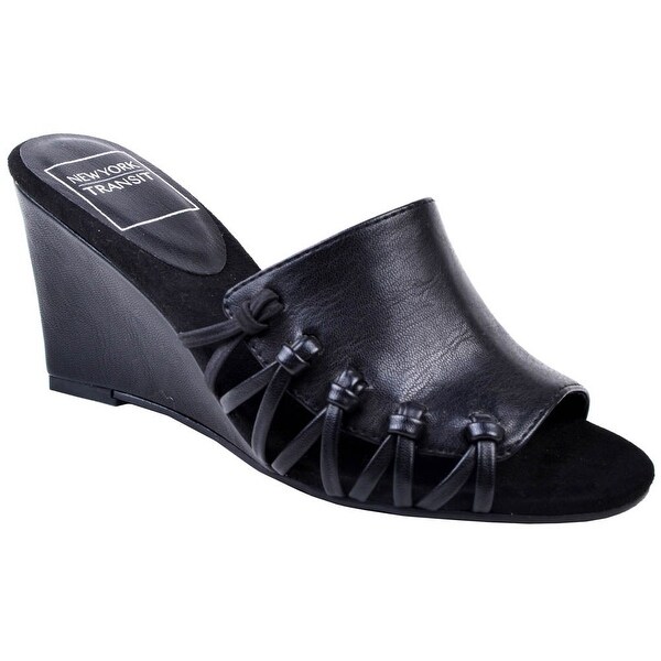 new york transit shoes black