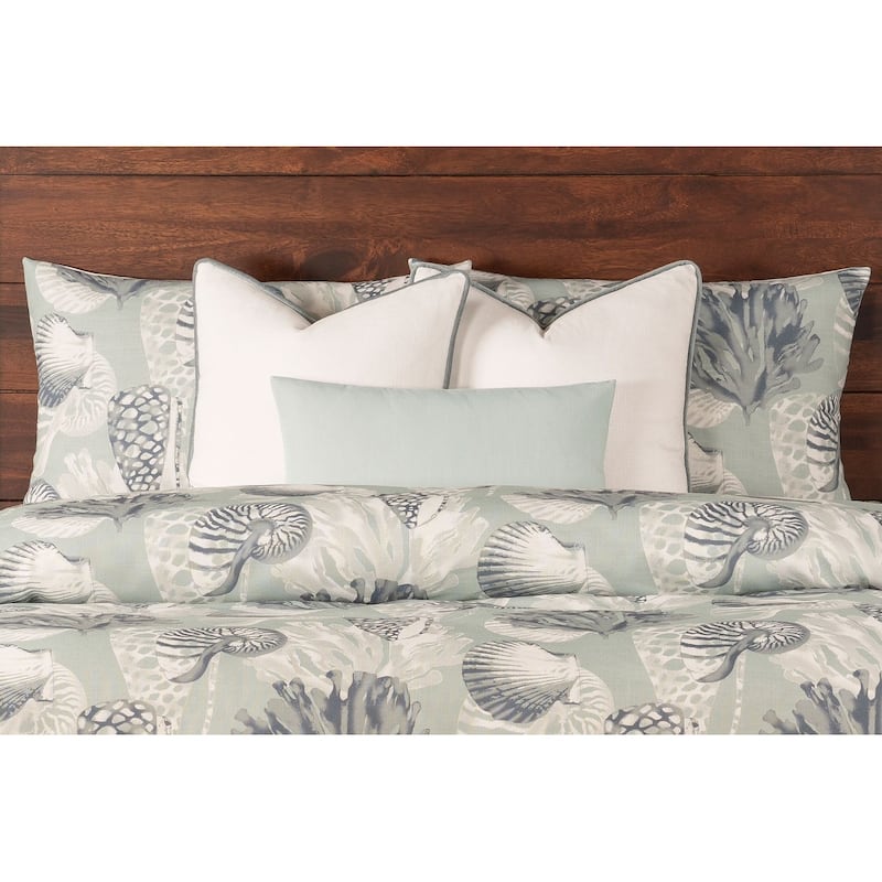 Siscovers Amelia Island Seashell Print Duvet Set