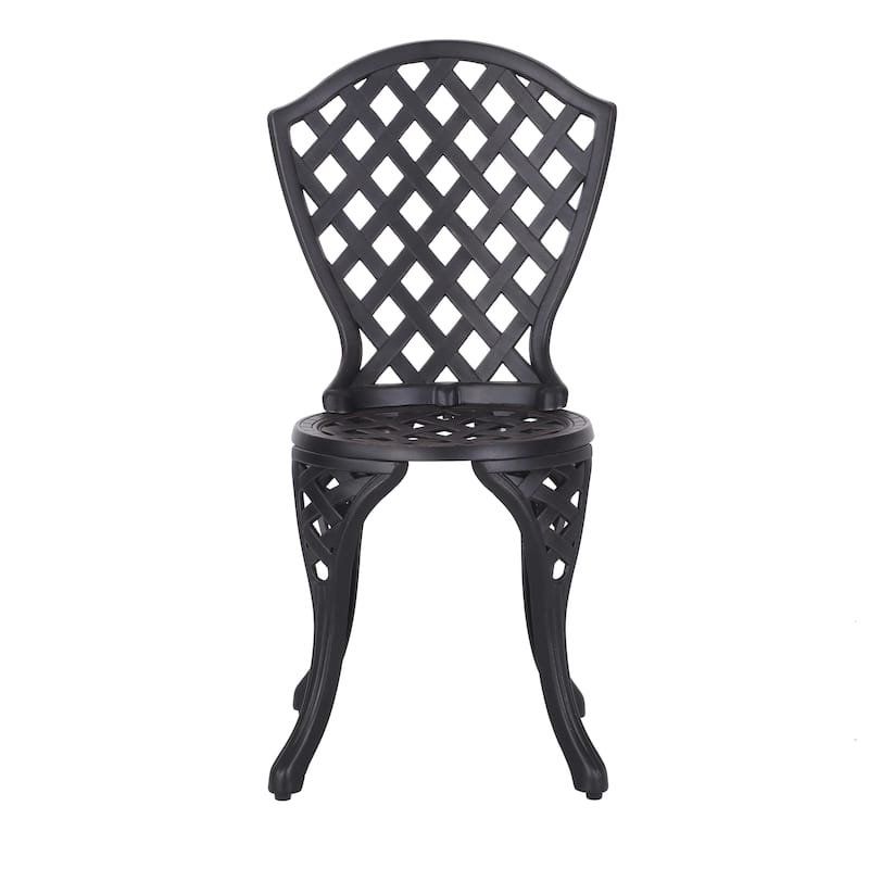 La Sola Outdoor 3-piece Cast Aluminum Bistro Set by Christopher Knight Home