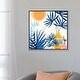 preview thumbnail 14 of 16, iCanvas "Moroccan Blues" by Modern Tropical Framed