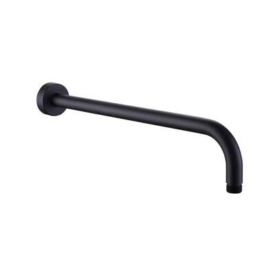 16 Inches Shower Extension Arm Universal Shower Straight Wall-Mounted Shower Arm with Flange for Bathroom Rainfall Showerhead