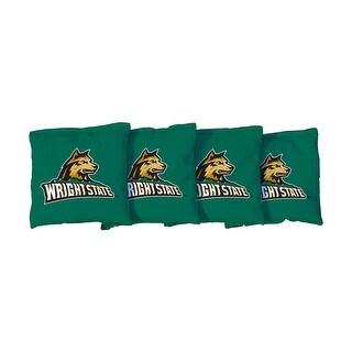 Wright State University Raiders Green Cornhole Bags