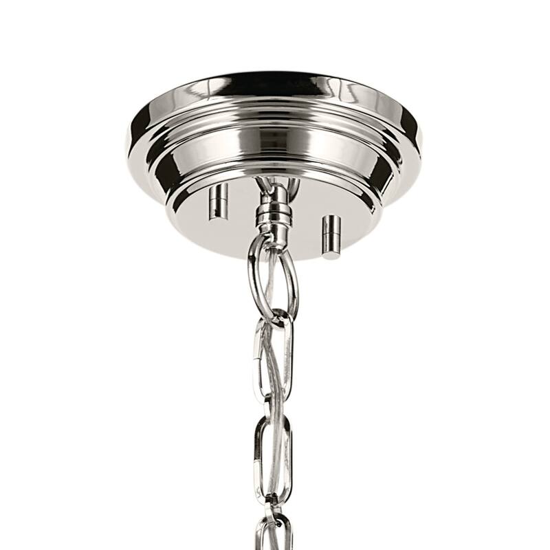 Kichler Lighting Marsailli 19.75" 1-Light Large Pendant with Opal Glass in Brushed Nickel - 15.75