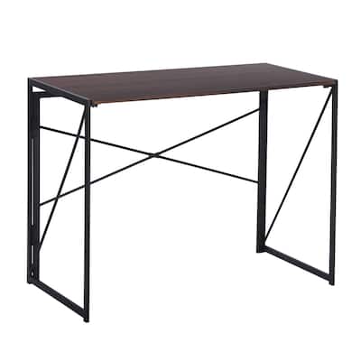 HomyLin 39" Simple Folding Study Writing Desk, No Assembly Required