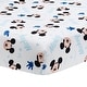 preview thumbnail 1 of 3, Lambs & Ivy Disney Baby Forever Mickey Mouse White Fitted Crib Sheet