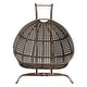 preview thumbnail 15 of 13, Double-Seat Swing Chair with Stand and Cushion