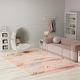 preview thumbnail 6 of 7, Nourison Imagination Indoor only Pink Feathers Graphic Area Rug