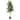 Artificial Rubber Plant - 51-Inch Faux Tree with Natural-Feel Leaves by Pure Garden (Green)