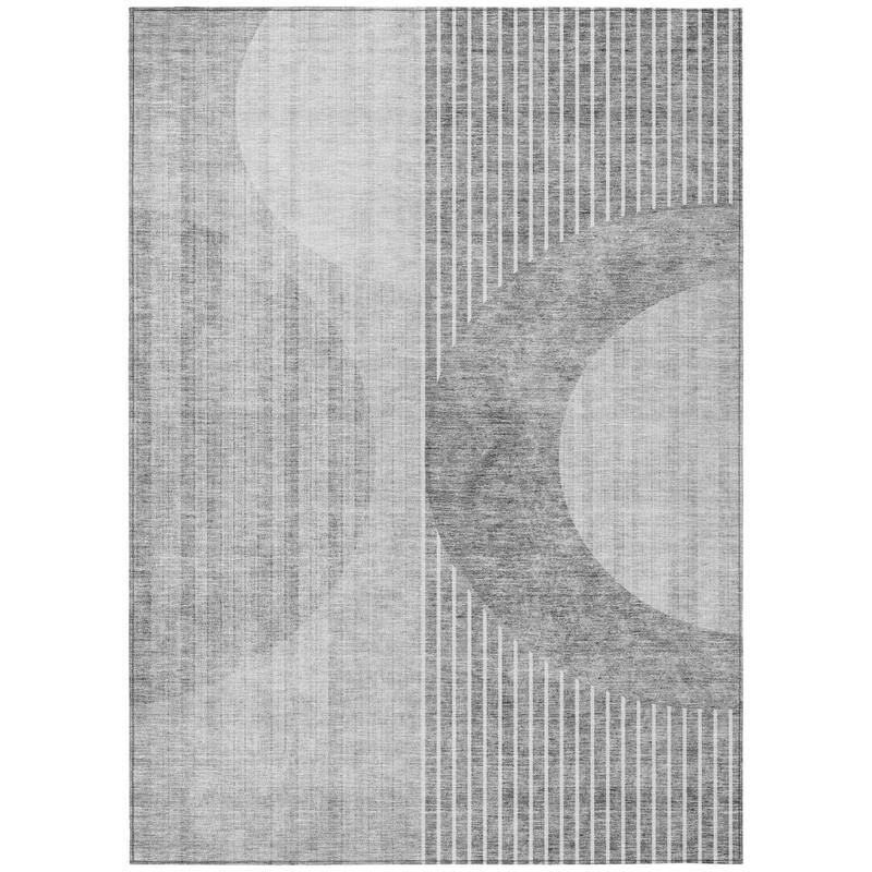 HomeRoots Geometric Transitional Rectangle Outdoor Rug
