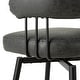 preview thumbnail 38 of 42, Glitzhome 26 or 31 Inches Modern Upholstered Swivel Counter Height Bar Stools