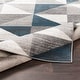 preview thumbnail 7 of 15, Livabliss Metz Blue & Gray Mid-Century Geometric Area Rug