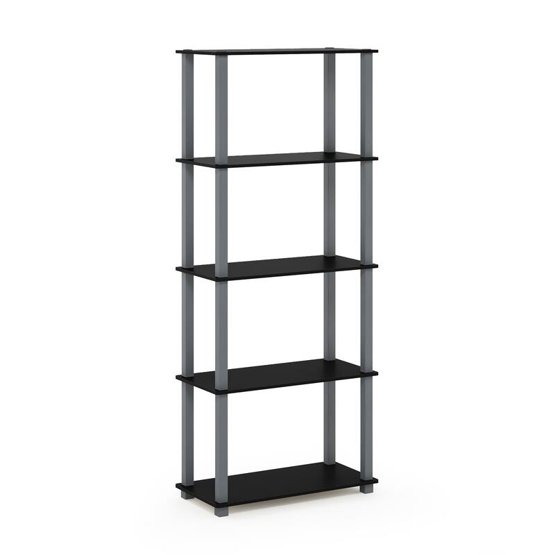 Furinno Turn-S-Tube 5-Tier Square Leg Multipurpose Display Rack