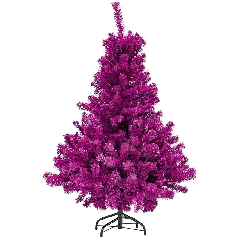 Full Pine Artificial Christmas Tree - 4' - Boysenberry Purple - Unlit - 4 Foot