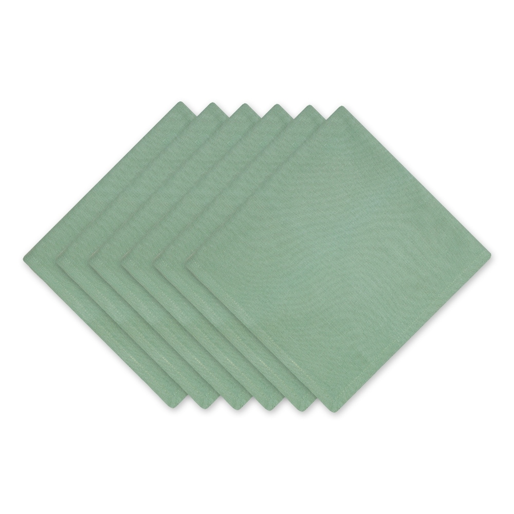 DII Solid Cotton Napkin Set/6
