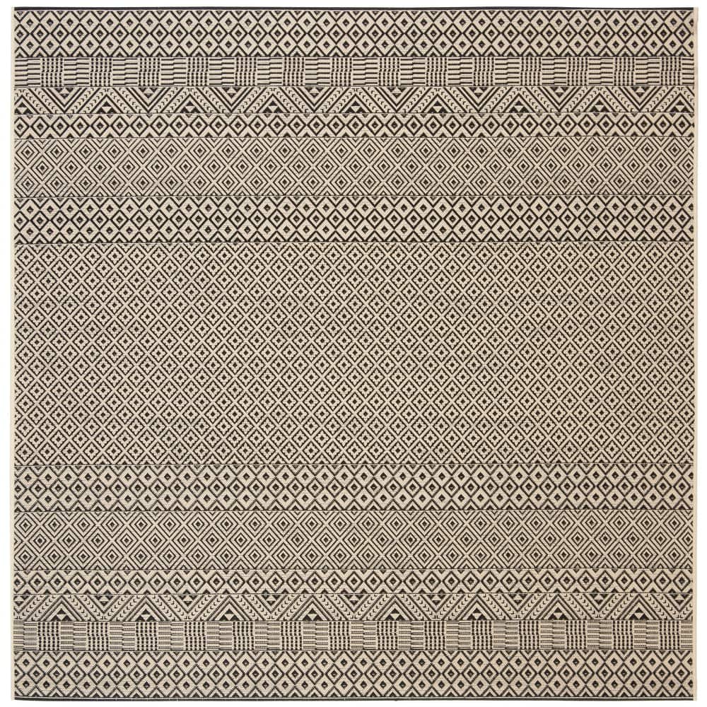 SAFAVIEH Courtyard Shikibu Indoor/ Outdoor Waterproof Patio Backyard Rug