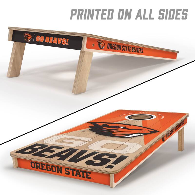 Oregon State Beavers NCAA 2x4 Professional Cornhole Board Set