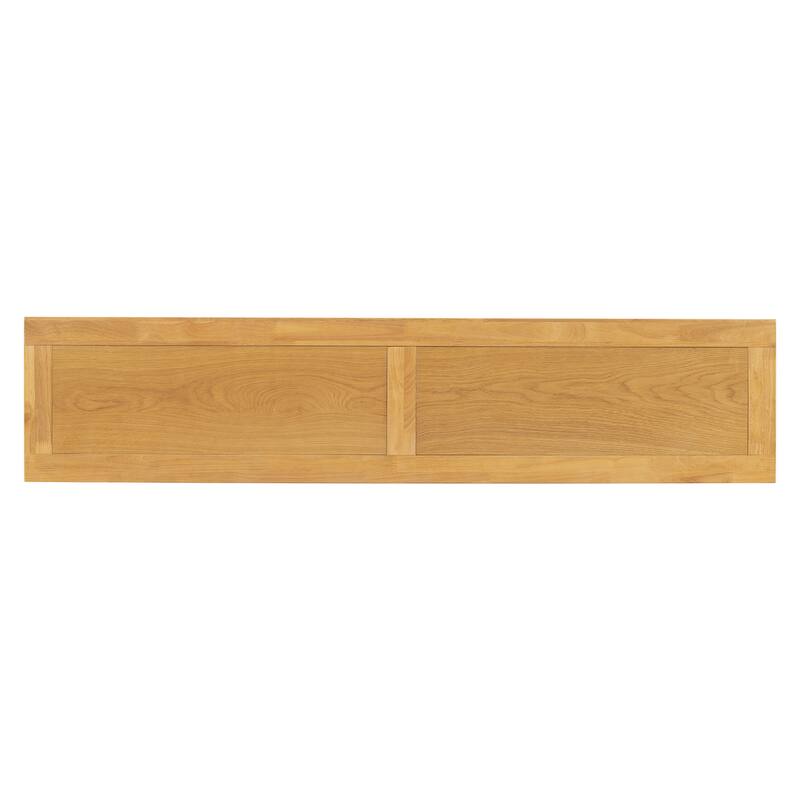 63" Narrow Long Sofa Table Console Table with Storage Shelf, Vase-Leg Design Entryway Table Accent Table for Living Room