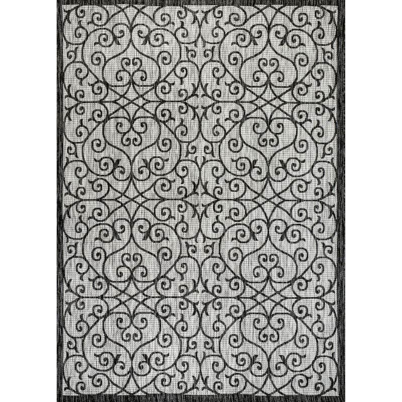 JONATHAN Y Ourika Textured Weave Indoor/Outdoor Area Rug