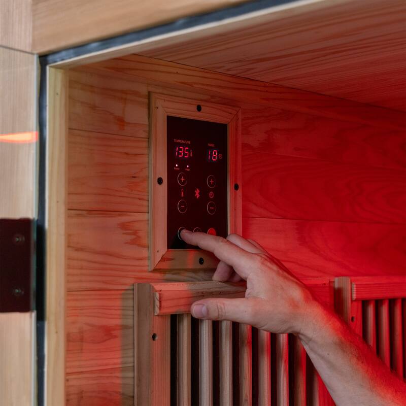 Backyard Discovery Rylan 1-Person Infrared Sauna, Red Light Therapy