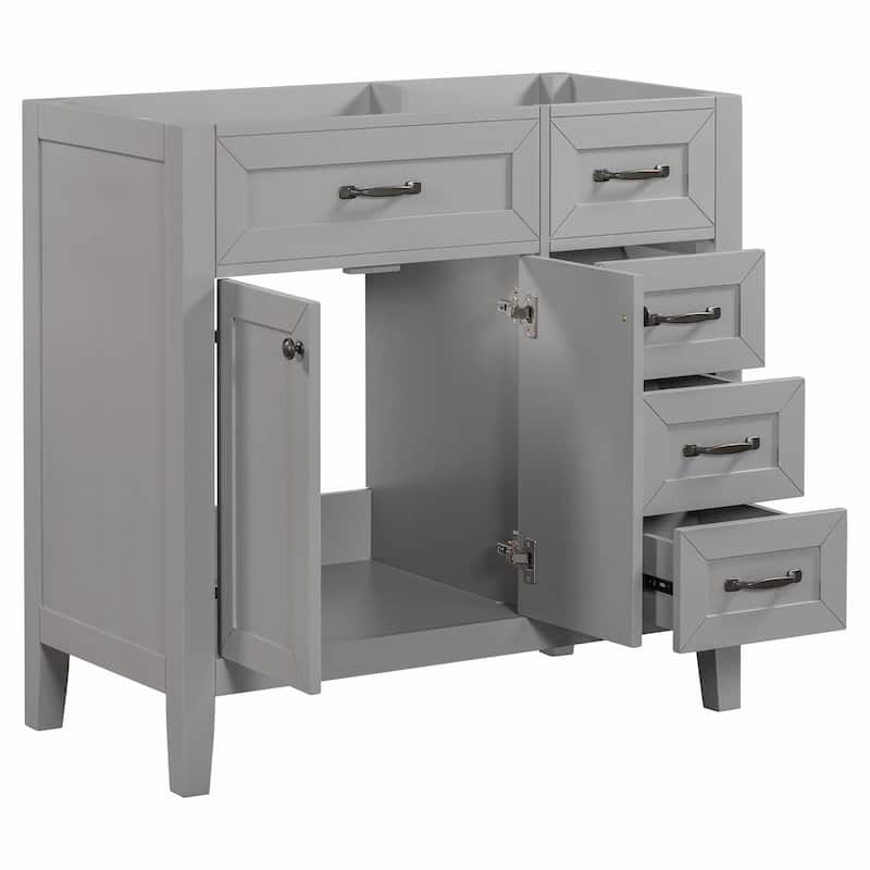 36" Bathroom Vanity - without sink - Grey