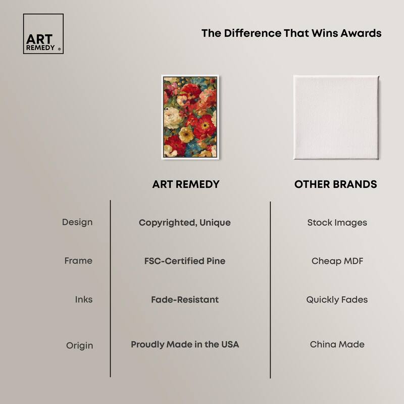 Garden Tapestries II Canvas by Art Remedy