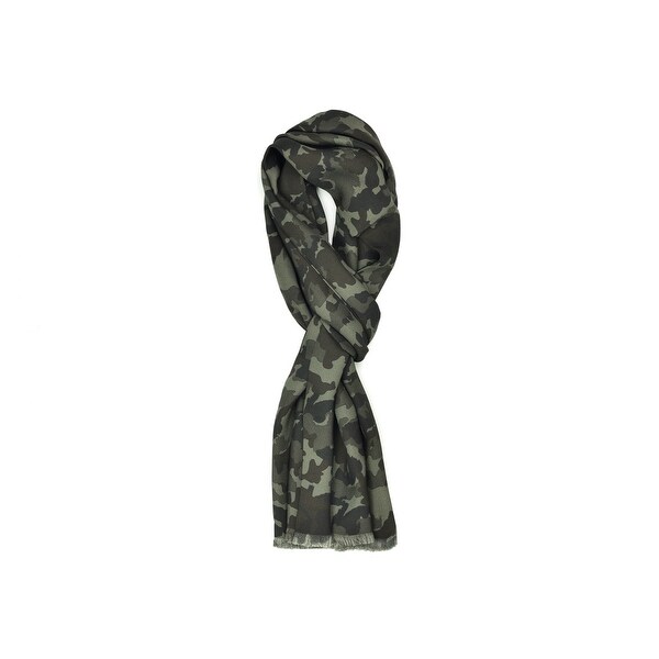 camouflage silk scarf