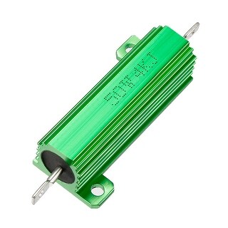 ETOPARS 3 Stuks 100W 0,5 Ohm 5% Aluminium Behuizing Draadweerstand LED Belastingsweerstand Schroefkraan Weerstand Lastweerstanden Behuizingsmontage Vermogensweerstand