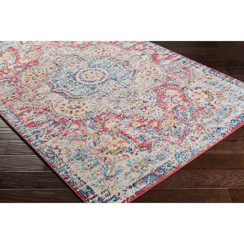 Livabliss Elaziz Updated Traditional Medallion Area Rug