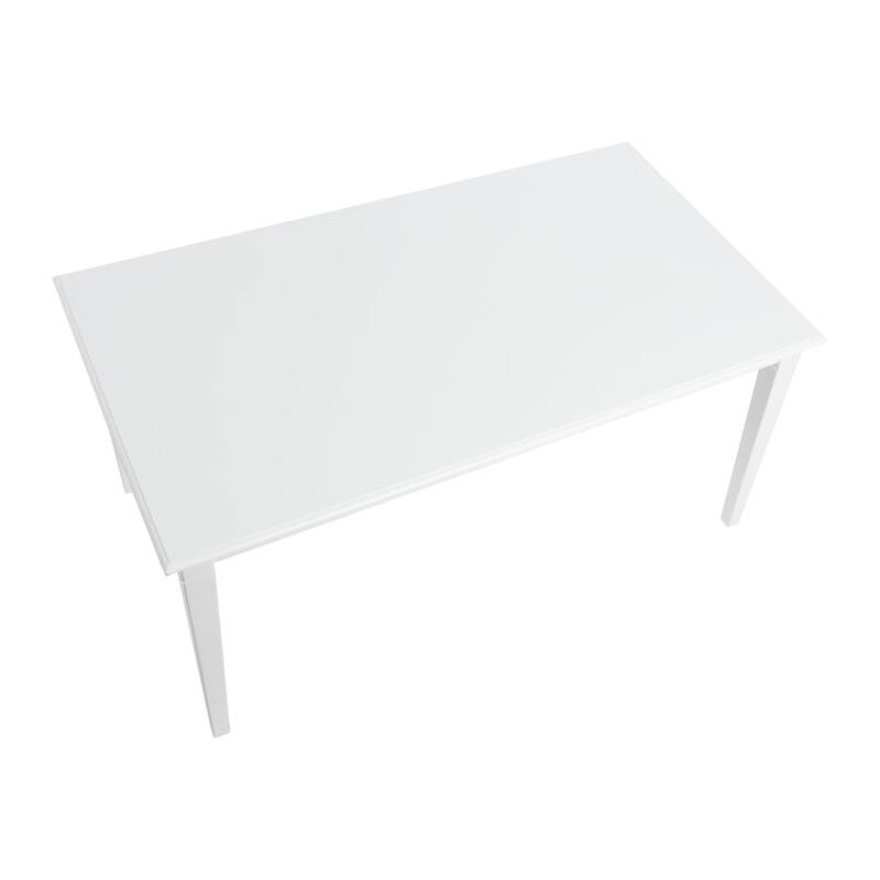 Dining Table with Solid Wood Legs