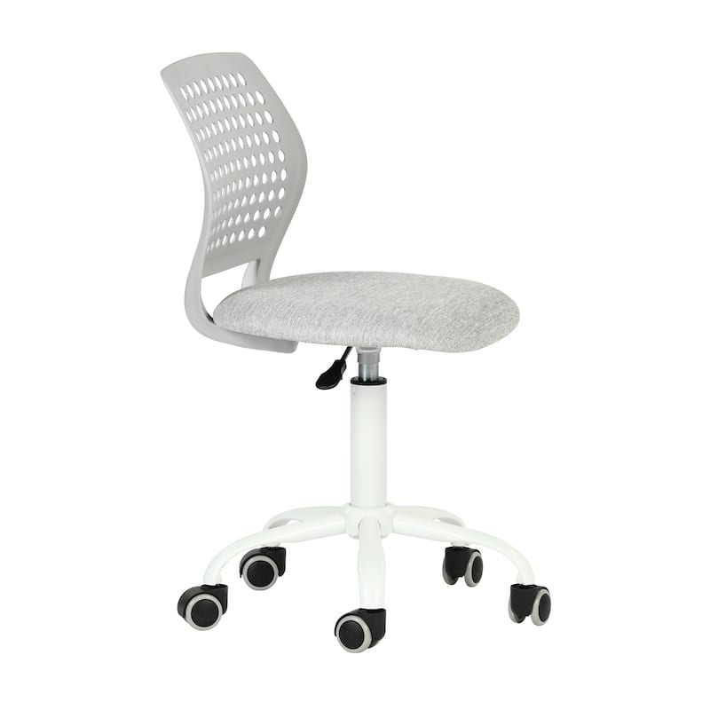 Homy Casa Adjustable Kids' Swivel Chair with Wheels, Study Desk Chair